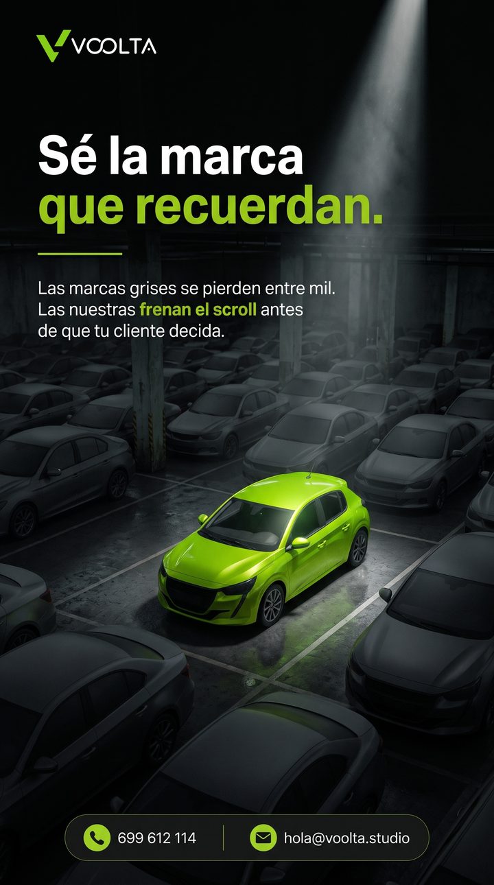 Anuncio de VOOLTA: «Sé la marca que recuerdan»